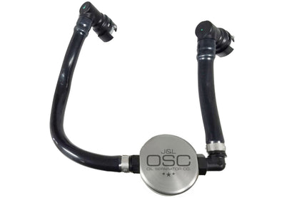 J&L 2018-2023 Ford Mustang GT Passenger Side Oil Separator 3.0 - Clear Anodized 3024P-C 3024P-C Photo - Primary