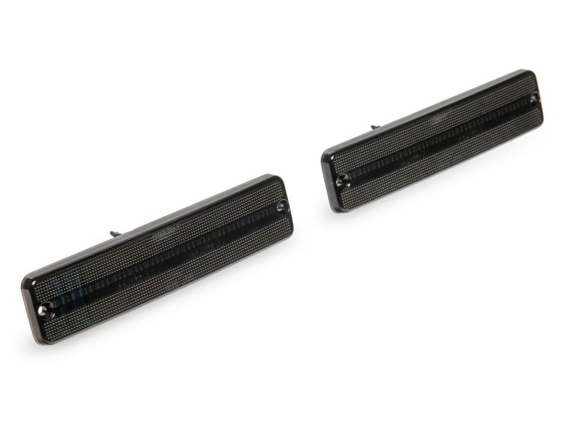 Raxiom 87-95 Jeep Wrangler YJ Axial Series LED Front Marker Lights- Smoked J177412 J177412 Photo - Close Up