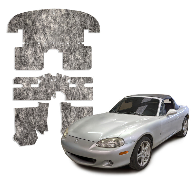 DEI 90-05 Mazda Miata NA & NB Under Carpet Interior Insulation Kit - 1/2in Thick 50295 50295 Photo - Primary