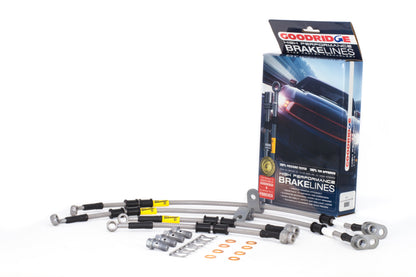 Goodridge 16-17 Mazda Miata MX-5 (w/o Factory Brembo Calipers) SS Brake Lines 25013 25013 Photo - Primary