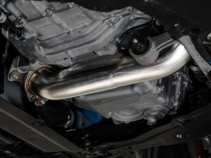 AWE Tuning 2023 Honda Civic Type R FL5 Track Edition Exhaust w/ Triple Chrome Silver Tips 3020-52287 3020-52287 Photo - Mounted