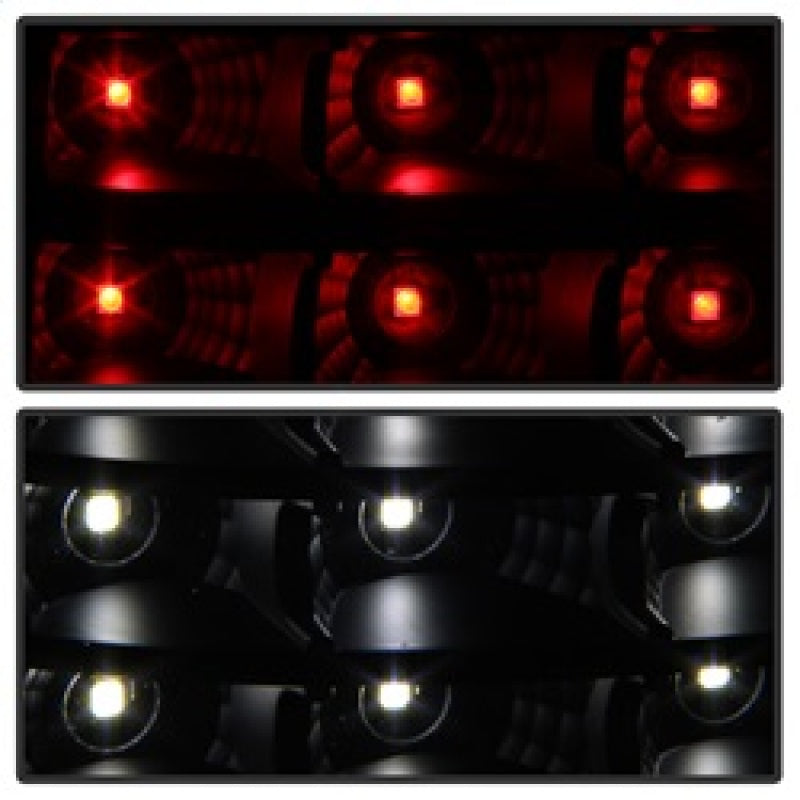 SPYDER xTune 03-06 Chevrolet Silverado 1500 LED Tail Lights - Black Smoke (ALT-JH-CSIL03-LED-BSM) 9037641 9037641 Photo - Unmounted