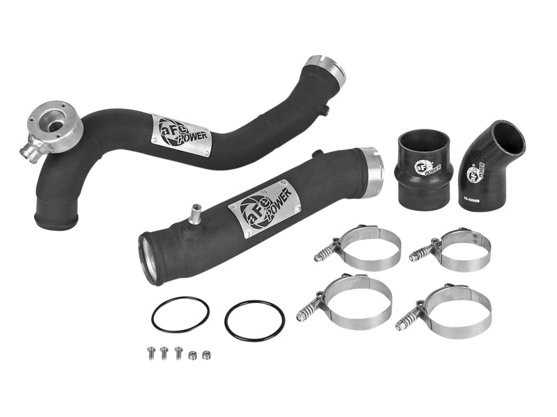 aFe BladeRunner 3in Alum Hot and Cold Intercooler Tube Kit 2019 Ford Ranger 2.3L (t) 46-20384-B 46-20384-B Photo - Unmounted