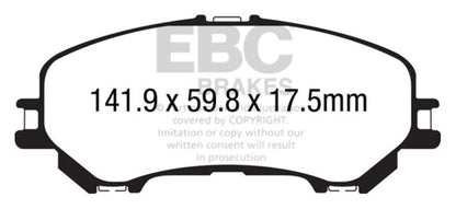 EBC Disc Brake Pad Set UD1737 Photo - Primary