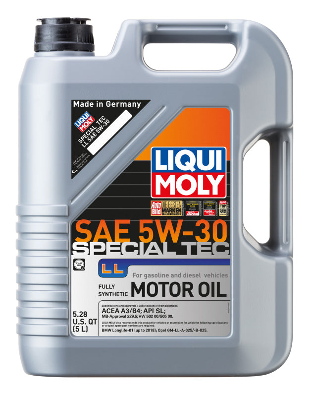 LIQUI MOLY 5L Special Tec LL Motor Oil SAE 5W30 2249 2249 Photo - out of package