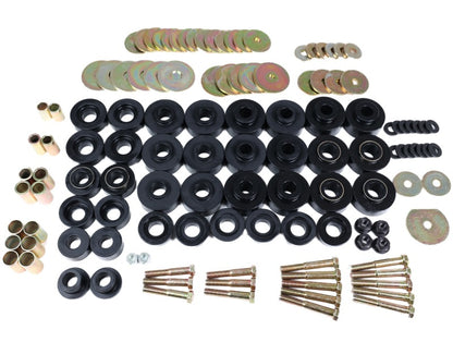Energy Suspension 65-67 Chevrolet Biscayne/Bel Air/Caprice/Impala Body Mount Set w/ Hardware - Black 3.4172G 3.4172G Photo - Primary