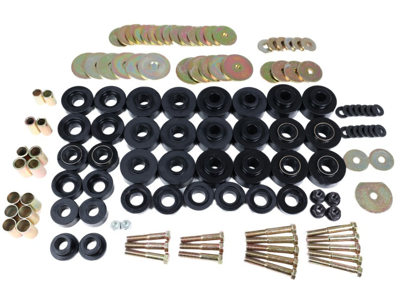 Energy Suspension 65-67 Chevrolet Biscayne/Bel Air/Caprice/Impala Body Mount Set w/ Hardware - Black 3.4172G 3.4172G Photo - Primary