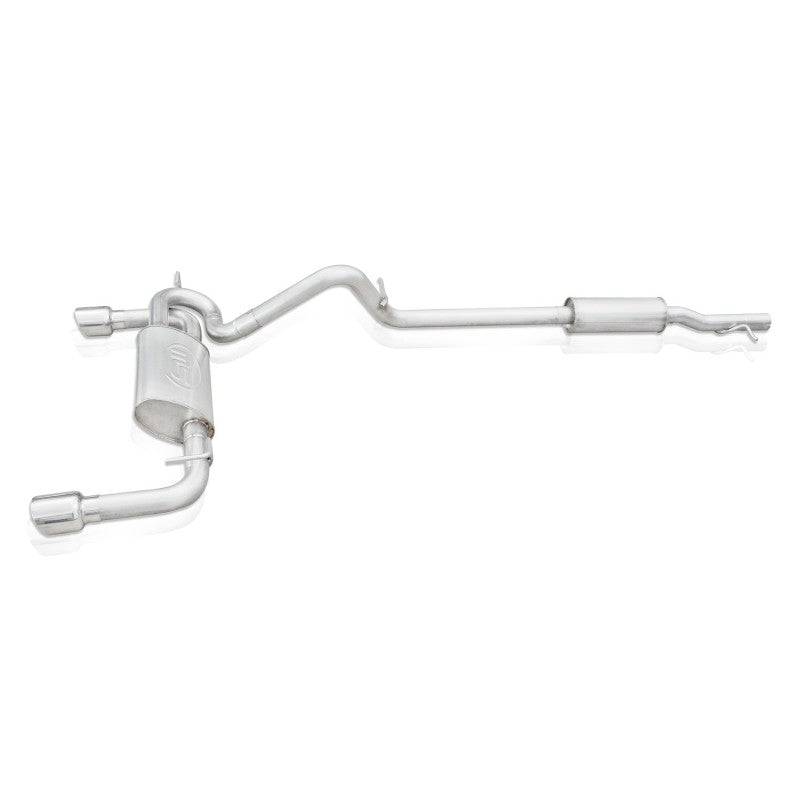 Stainless Works 2012-17 Jeep Wrangler Catback Exhaust JPJKUCB JPJKUCB Photo - Unmounted