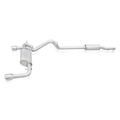 Stainless Works 2012-17 Jeep Wrangler Catback Exhaust JPJKUCB JPJKUCB Photo - Unmounted