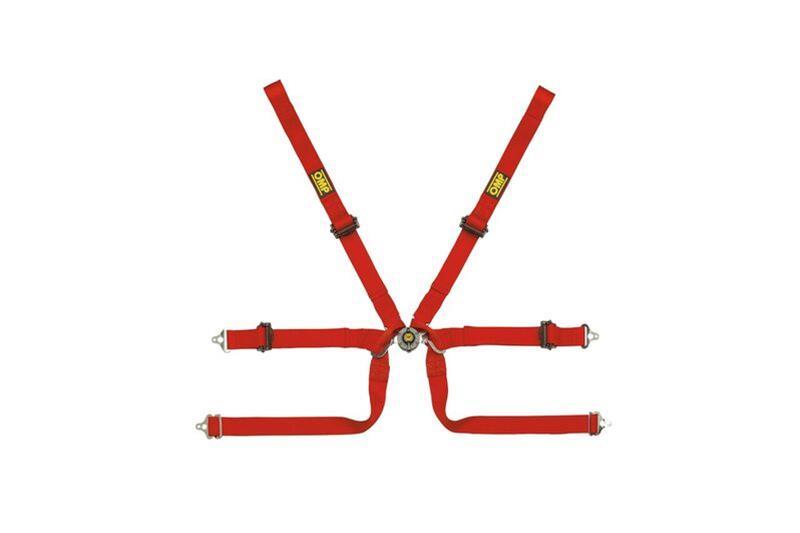 OMP Safety Harness Tecnica 2In Formula Red (Fia 8853-2016) DA0-0206-A01-061 DA0-0206-A01-061 Photo - Primary