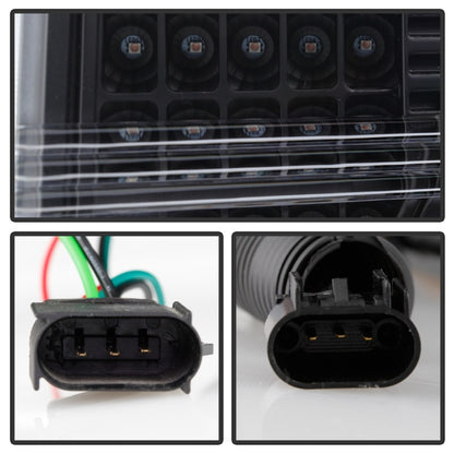 Spyder Ford F150 13-14 Xenon Model Only Light Bar Projector Headlights Blk PRO-YD-FF15013PL-SEQ-BK 5087584 5087584 Photo - Unmounted