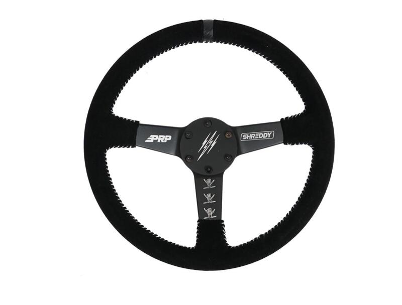 PRP Seats PRP Comp-R Leather Steering Wheel - Black G240 G240 Photo - Close Up