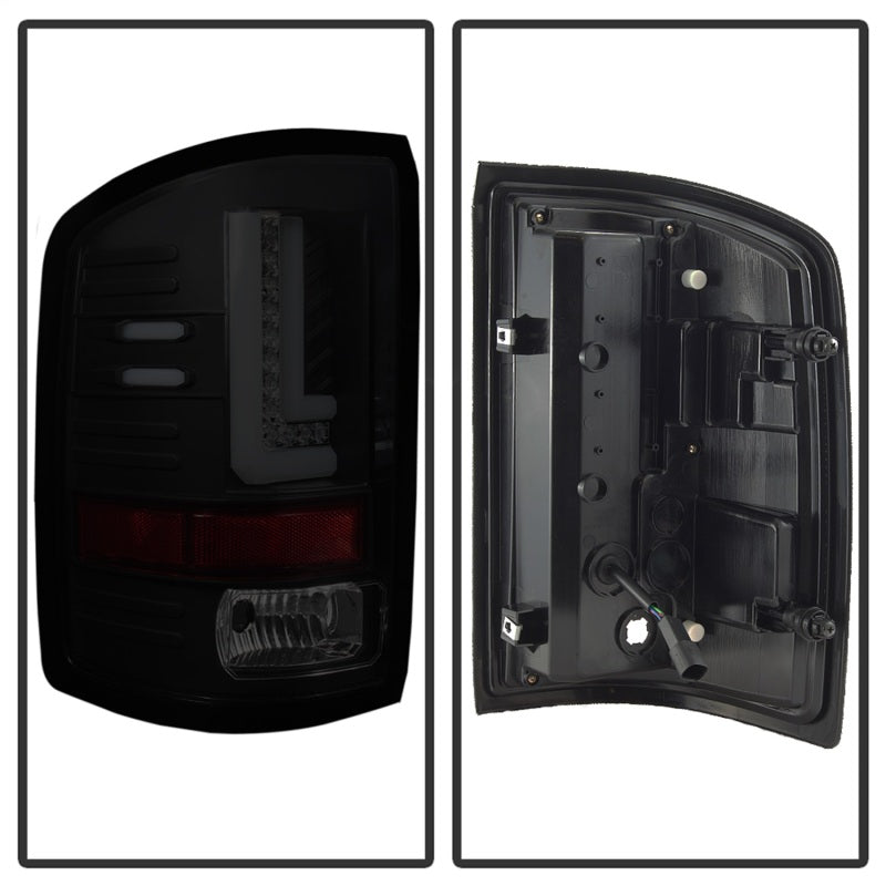 Spyder GMC Sierra 2016-2017 Light Bar LED Tail Lights - Black Smoke ALT-YD-GS16-LED-BSM 5083784 5083784 Photo - Unmounted