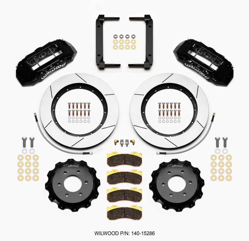 Wilwood TX6R Front Kit 15.50in Black 2004-08 Ford F150 - 4WD 140-15286 140-15286 Photo - Primary