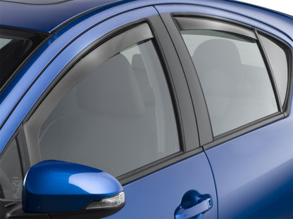 WeatherTech 06-11 Lexus GS Front & Rear Side Window Deflectors - Dark Smoke 82395 82395 Photo - Mounted