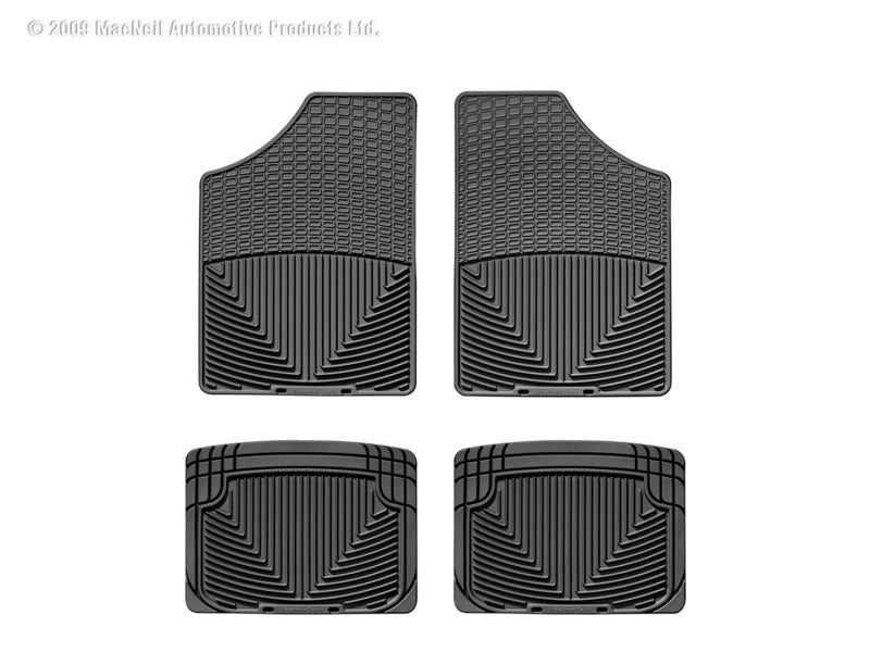 WeatherTech WT Rubber Mats - Rear - Blk Floor Mats Floor Mats - Rubber main image