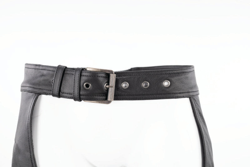 Kuryakyn Leather By River Road Sierra Leather Chaps Black Womens - Small 094449 094449 User 3