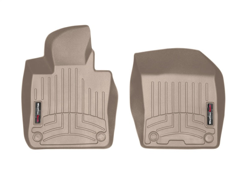 WeatherTech WT FloorLiner - Front - Tan Floor Mats Floor Mats - Rubber main image