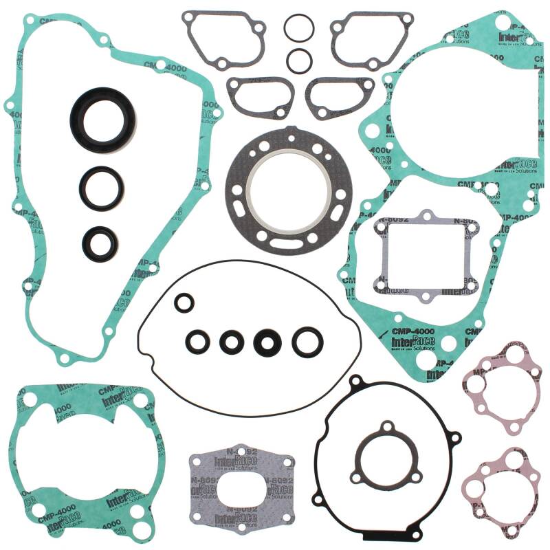 Vertex Pistons Vertex Gaskets 89-91 Honda CR250R Complete Gasket Kit w/ Oil Seals 811257 811257 Photo - Primary