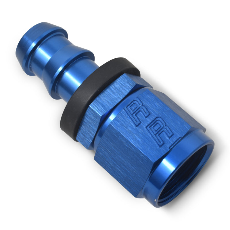 Russell -10 AN Straight Twist-Lok Hose End - Blue 624030 Photo - out of package