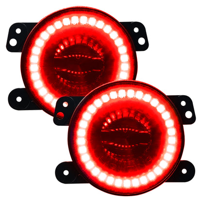 ORACLE Lighting Oracle Jeep Wrangler JK/JL/JT High Performance W LED Fog Lights - ColorSHIFT w/o Controller 5846-334 5846-334 Photo - Unmounted