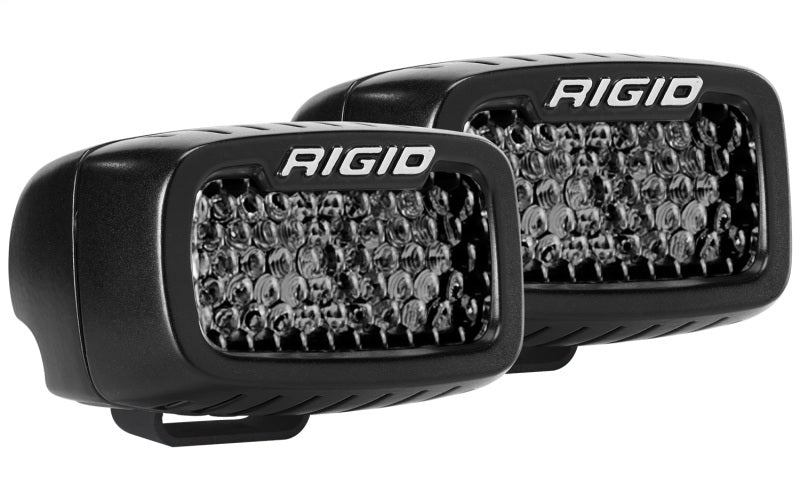 Rigid Industries SR-M Series PRO Midnight Edition - Spot - Diffused - Pair 902513BLK 902513BLK Photo - Primary