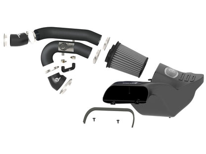 aFe Momentum XP Pro DRY S Cold Air Intake System w/ Black Aluminum Tubing 51-73120-B Photo - Unmounted