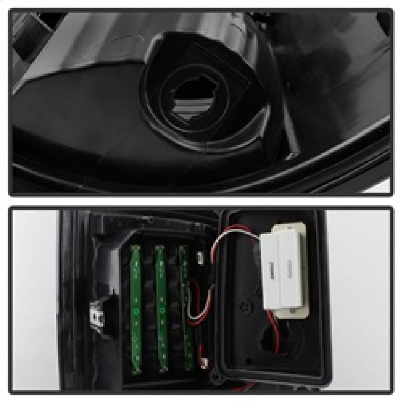 SPYDER xTune 09-18 Dodge Ram 1500 (Incandescent Model) LED Tail Lights - Blk (ALT-ON-DR09-LBLED-BK) 5082206 5082206 Photo - Unmounted
