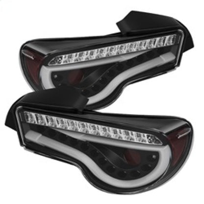 Spyder Scion FRS 12-14/Subaru BRZ 12-14 Light Bar LED Tail Lights Black ALT-YD-SFRS12-LBLED-BK 5072009 5072009 Photo - Primary