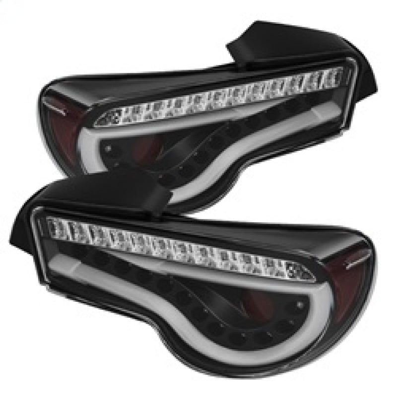 Spyder Scion FRS 12-14/Subaru BRZ 12-14 Light Bar LED Tail Lights Black ALT-YD-SFRS12-LBLED-BK 5072009 5072009 Photo - Primary