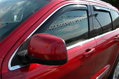 EGR 11+ Jeep Grand Cherokee In-Channel Window Visors - Set of 4 575131 575131 Photo - lifestyle view