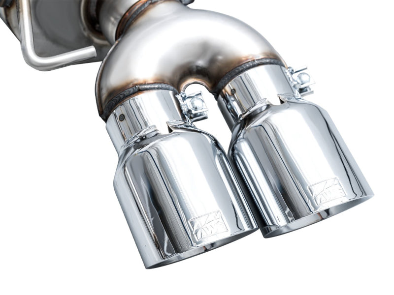 AWE Tuning 19-23 Audi C8 S6/S7 2.9T V6 AWD Touring Edition Exhaust - Chrome Silver Tips 3015-42103 3015-42103 Photo - out of package