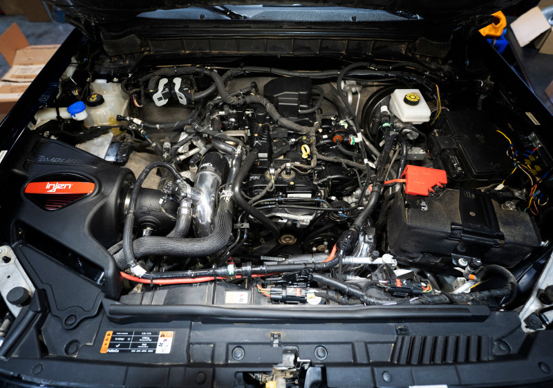 Injen 21-23 Ford Bronco L4-2.3L Turbo EcoBoost SES Intercooler Pipes Polished SES9300ICP SES9300ICP Photo - Mounted
