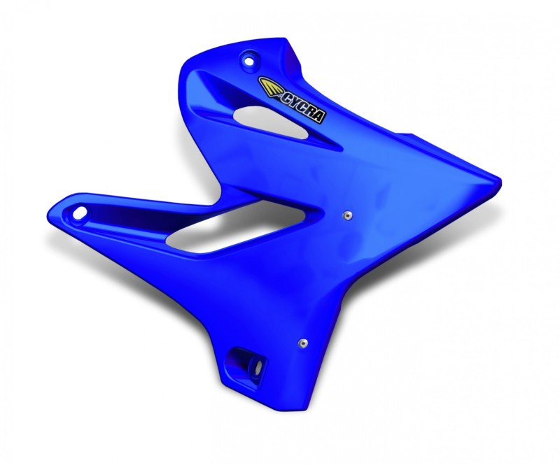 Cycra 05-21 Yamaha YZ125 Powerflow Radiator Shrouds Blue 1CYC-1783-62 1CYC-1783-62 Photo - Primary