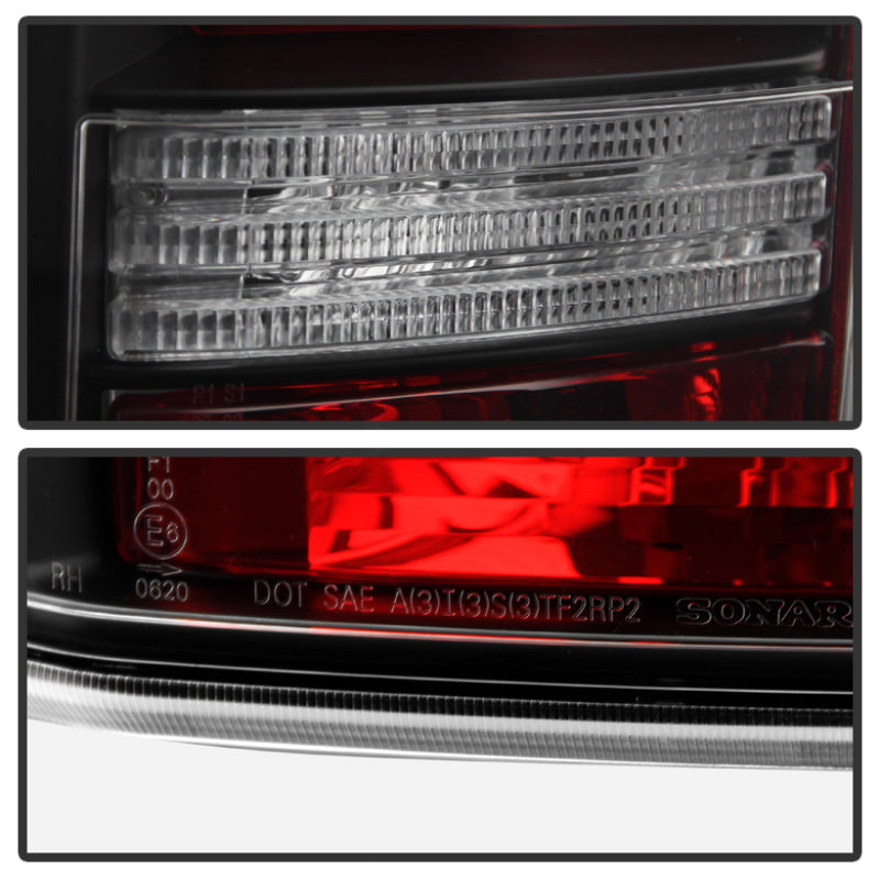 Spyder Land Rover Discovery 3 LR3 05-09 Light Bar LED Tail Lights Black ALT-YD-LRD05-LED-BK 5080813 5080813 User 1