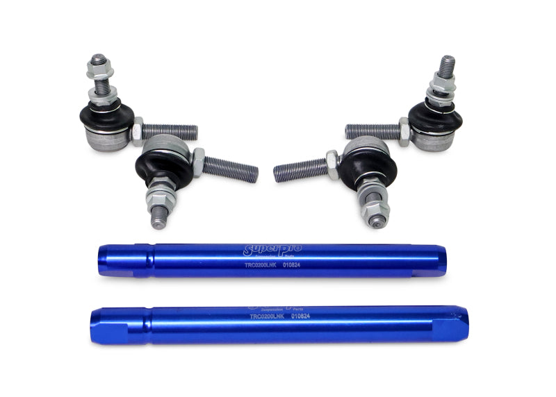 SuperPro Front Sway Bar Link Kit - Heavy Duty Adjustable TRC10200 Photo - out of package