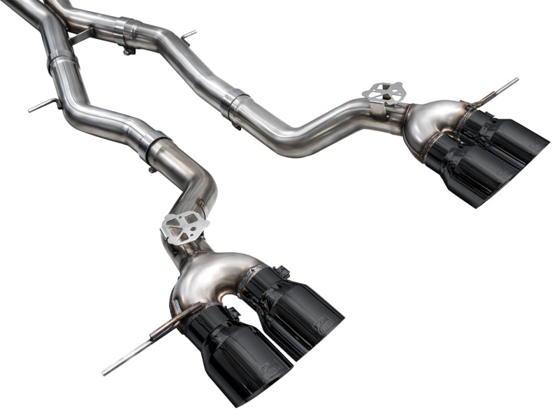 AWE Tuning 23-24 BMW G87 M2 Track Edition Exhaust - Diamond Black Tips 3020-43487 3020-43487 Photo - out of package