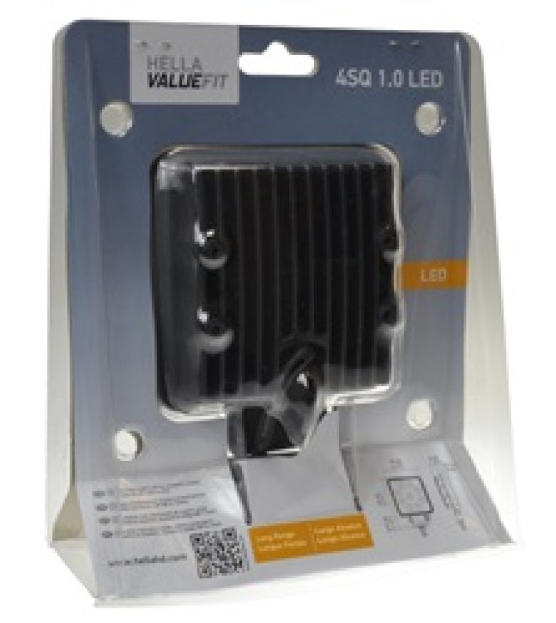 Hella ValueFit Work Light 4SQ 1.0 LED MV LR LT 357102002 357102002 Photo - in package
