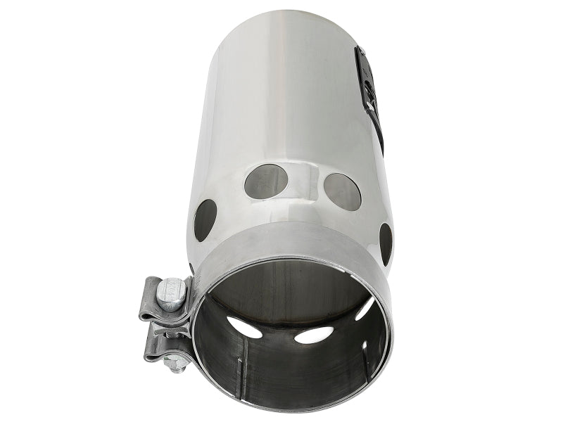 aFe MACH Force-Xp 4in 409 Stainless Steel Exhaust Tip Polished 49T40501-P122 Photo - Unmounted