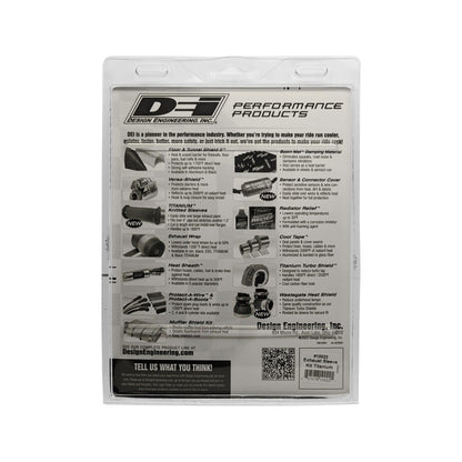 DEI Powersport Exhaust Sleeve Kit - Titanium 10022 10022 Photo - Unmounted