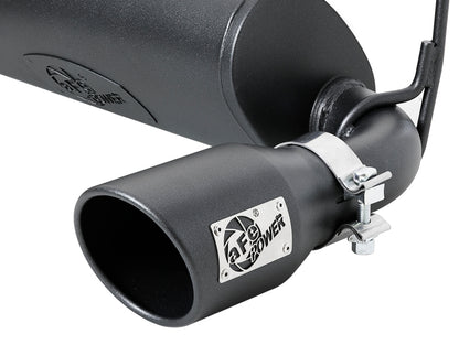 aFe Rebel Series 2-1/2" 409 Stainless Steel Cat-Back Exhaust System 49-48076-B Photo - Unmounted