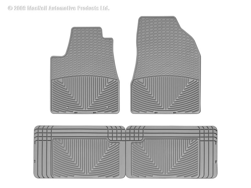 WeatherTech WT Rubber Mats - Rear - Grey Floor Mats Floor Mats - Rubber main image