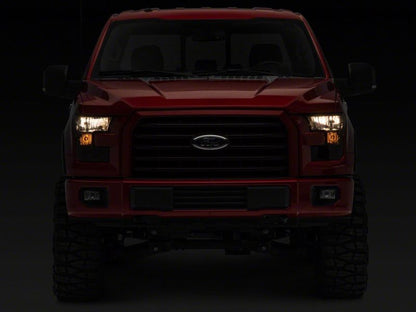 Raxiom 15-17 Ford F-150 Axial OEM Style Rep Headlights- Chrome Housing- Smoked Lens T551346 T551346 Photo - Close Up