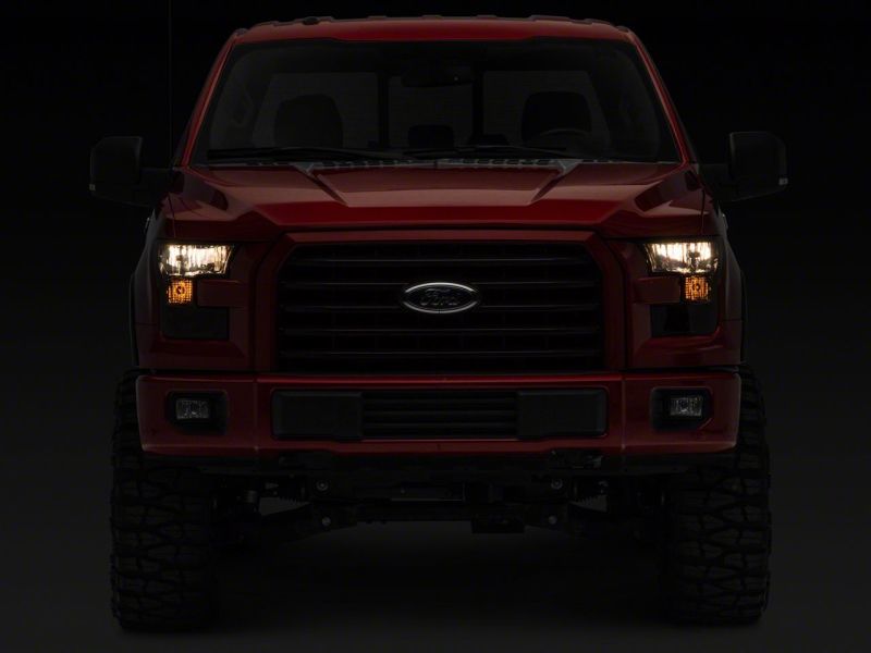 Raxiom 15-17 Ford F-150 Axial OEM Style Rep Headlights- Chrome Housing- Smoked Lens T551346 T551346 Photo - Close Up