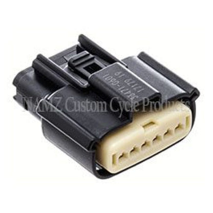 NAMZ 08-23 Molex MX-150 6-Position Female Connector Throttle Control Actuator - Blk (HD 72483-08BK) NM-33471-0601 NM-33471-0601 Photo - Primary