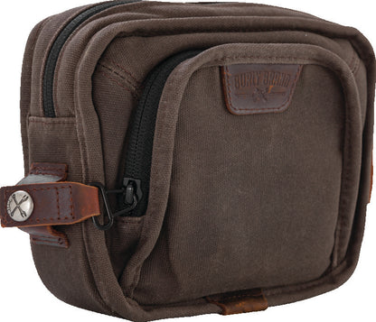 Burly Brand Handlebar Bag - Dark Oak B15-1012D B15-1012D User 1