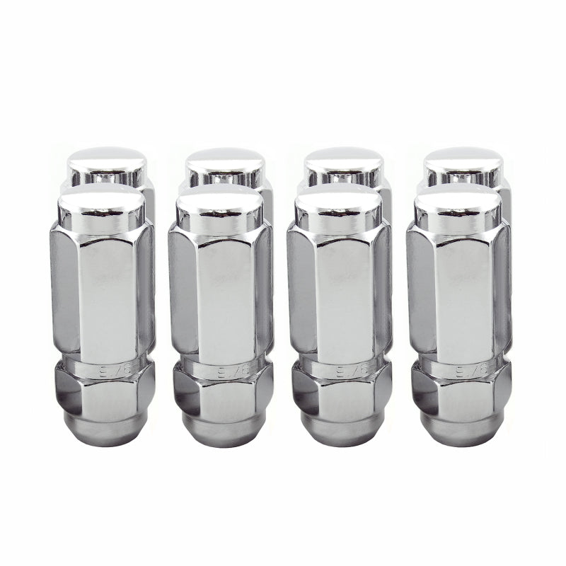 McGard Hex Lug Nut (Cone Seat / Duplex) 9/16-18 / 7/8 Hex / 2.5in. Length (8-Pack) - Chrome 64806 64806 Photo - Primary