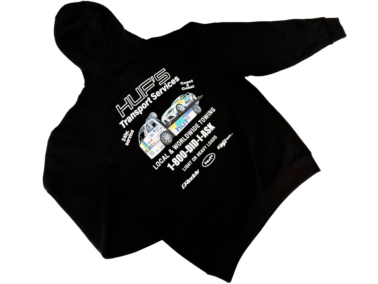 GReddy HUF x GReddy Tow Pullover Hood - Black
