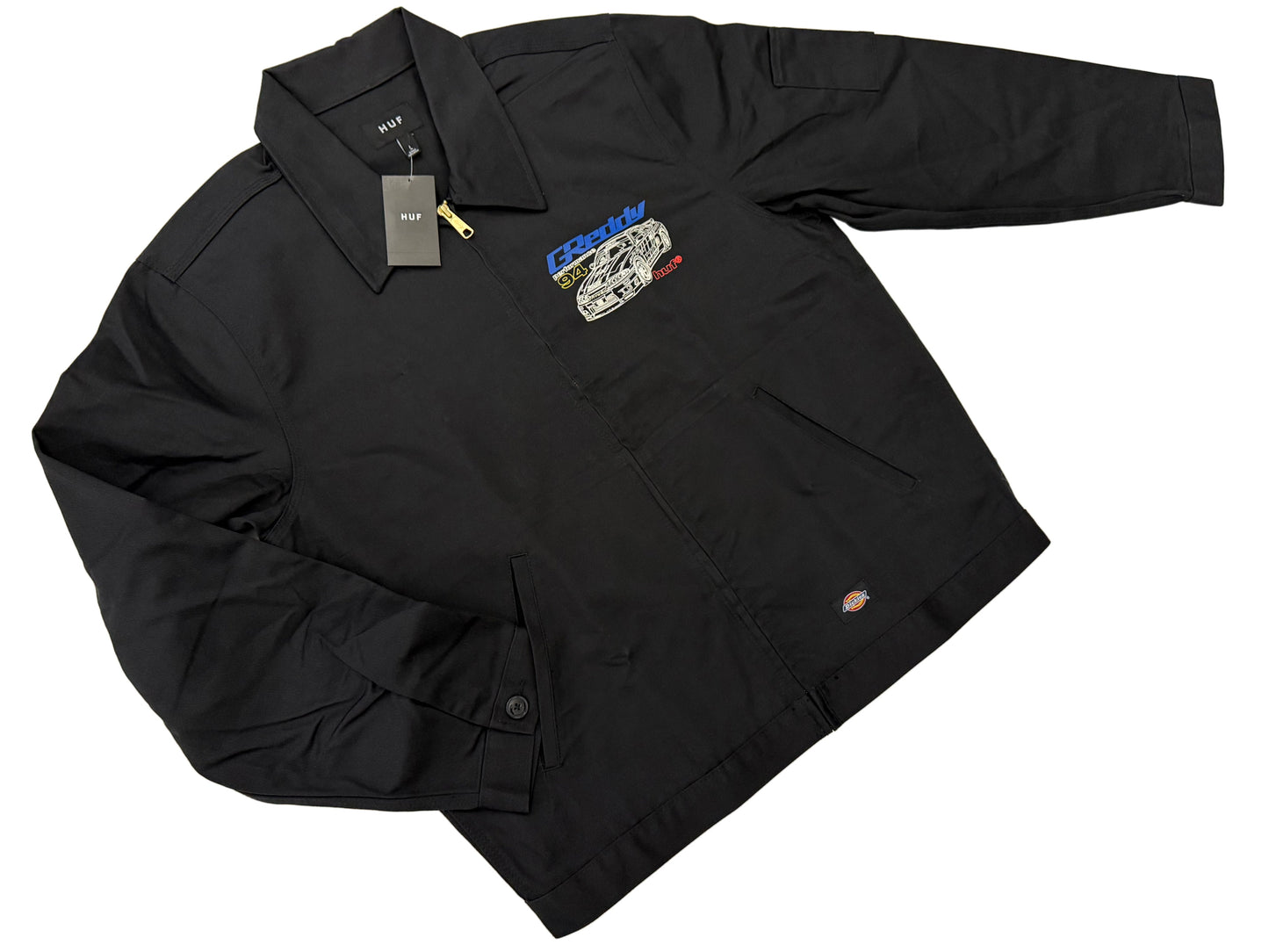 GReddy HUF x GReddy Diagram Work Jacket - Black