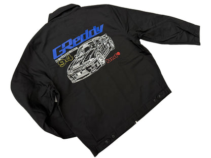 GReddy HUF x GReddy Diagram Work Jacket - Black